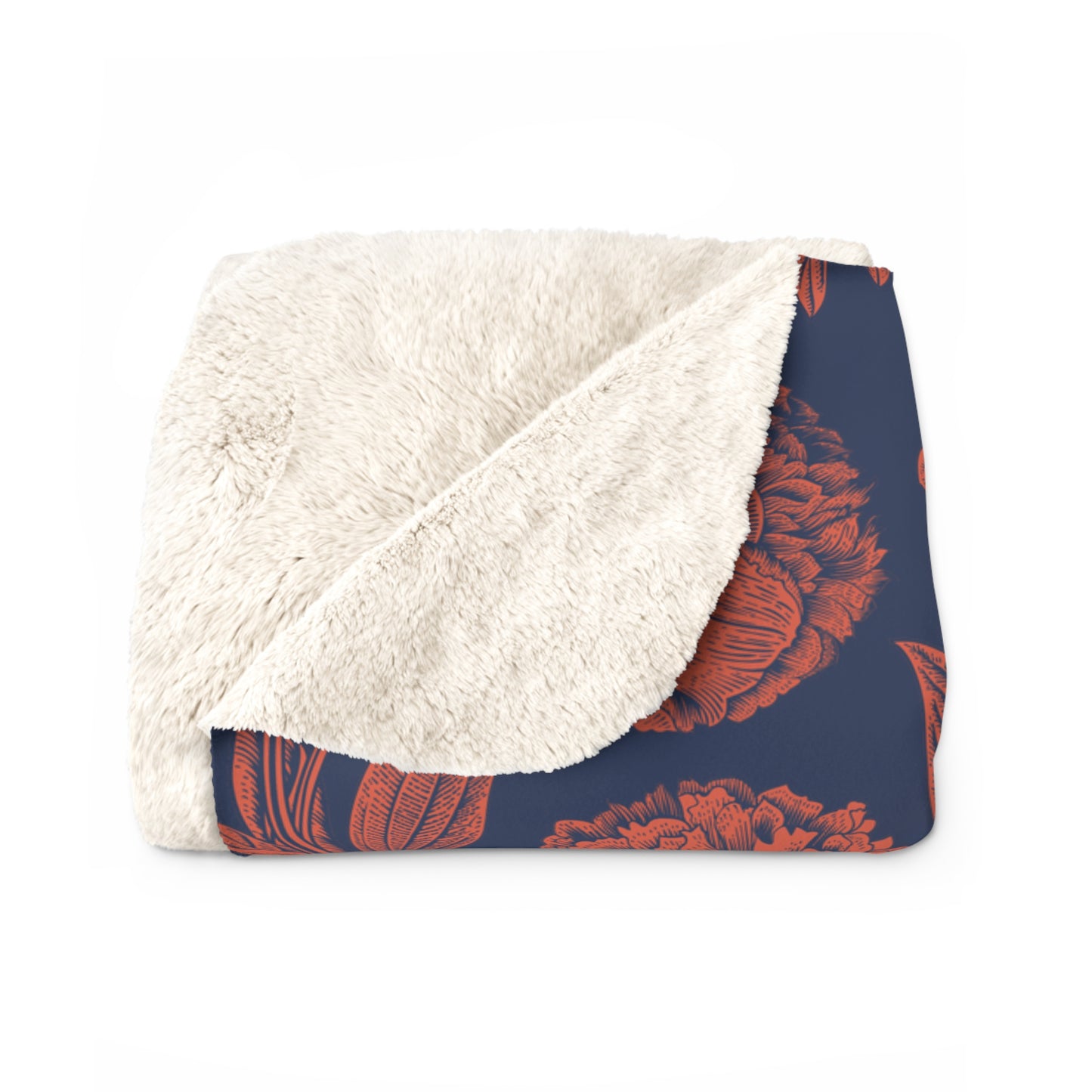 Sherpa Fleece Blanket | Charlottesville, Virginia | Peony