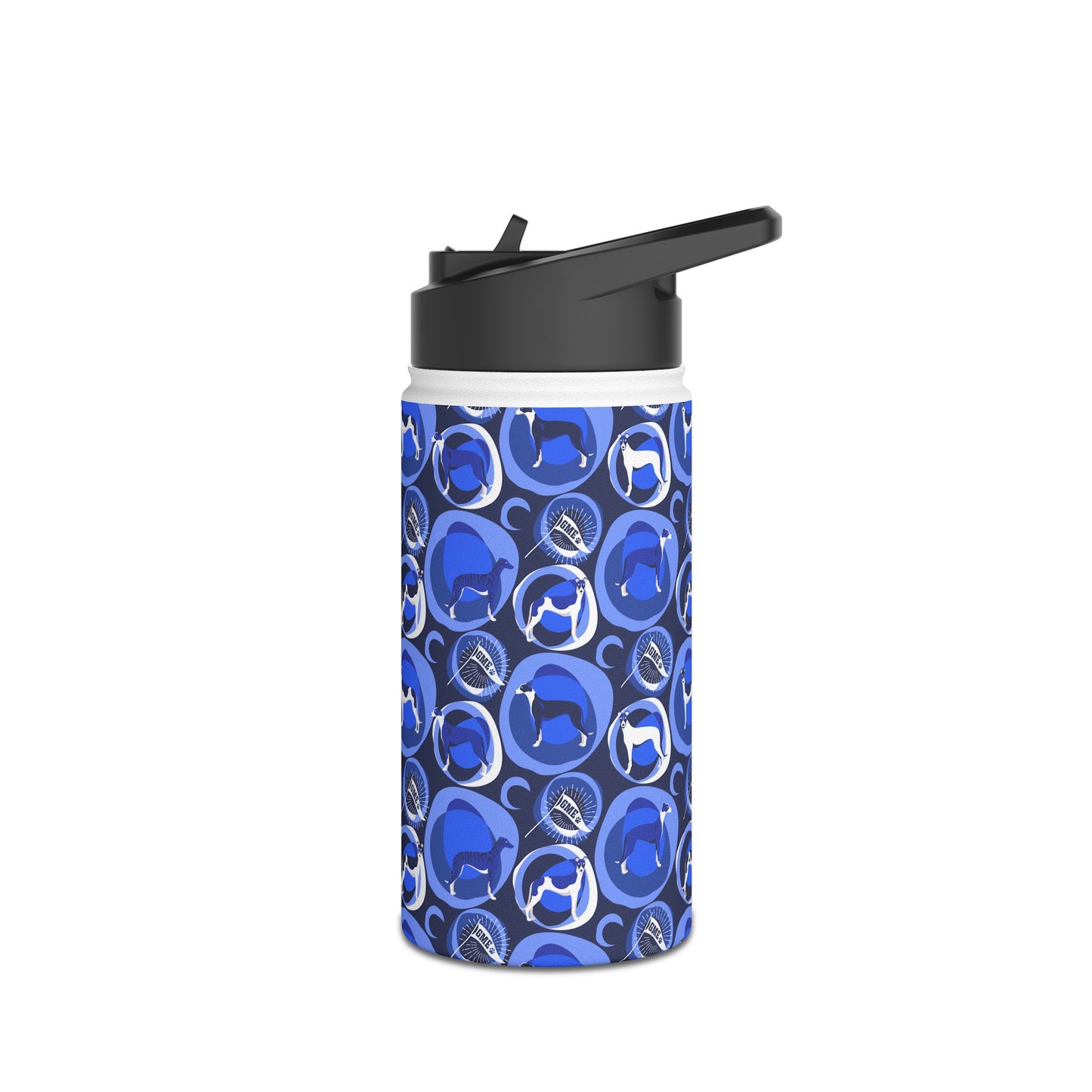 Insulated Water Bottle | Greyhounds | Blue Bubbles