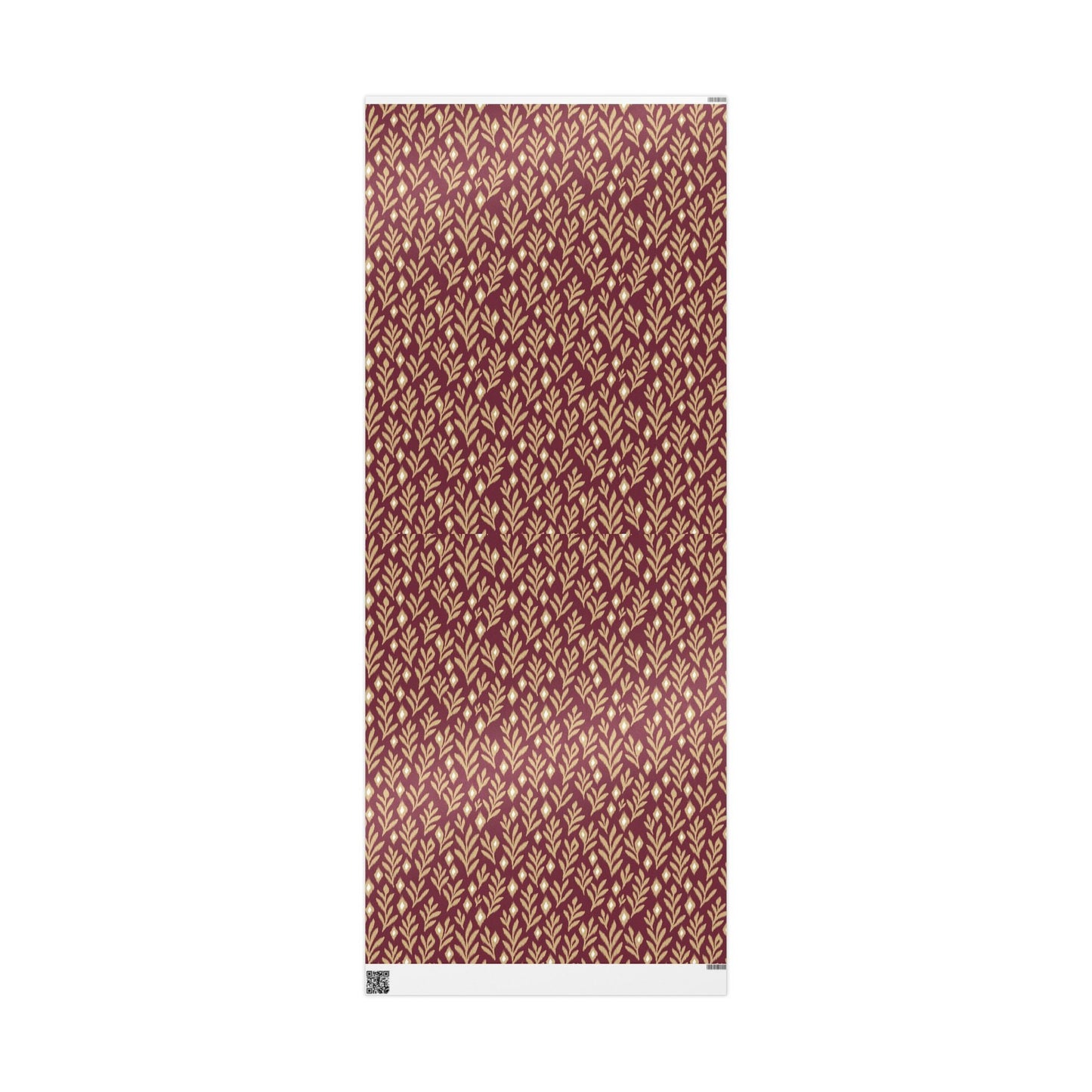 Gift Wrap | Maroon & Gold | Laurel