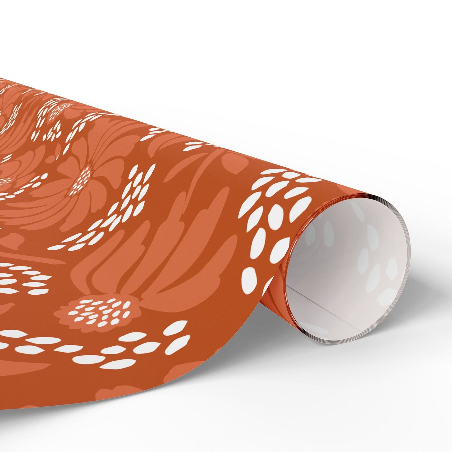 Gift Wrap | Dark Orange & White | Bellis
