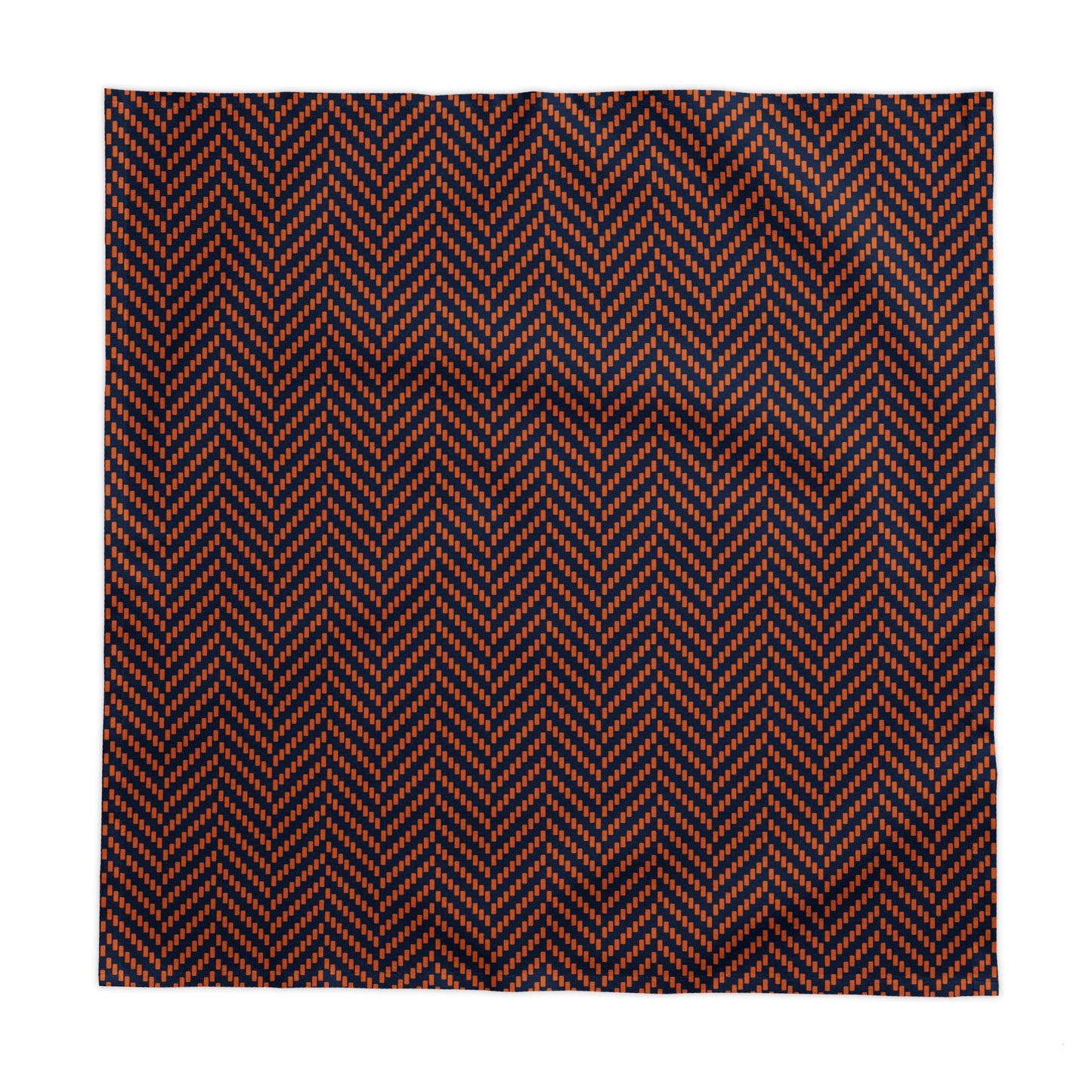 Tablecloth | Orange & Blue | Herringbone