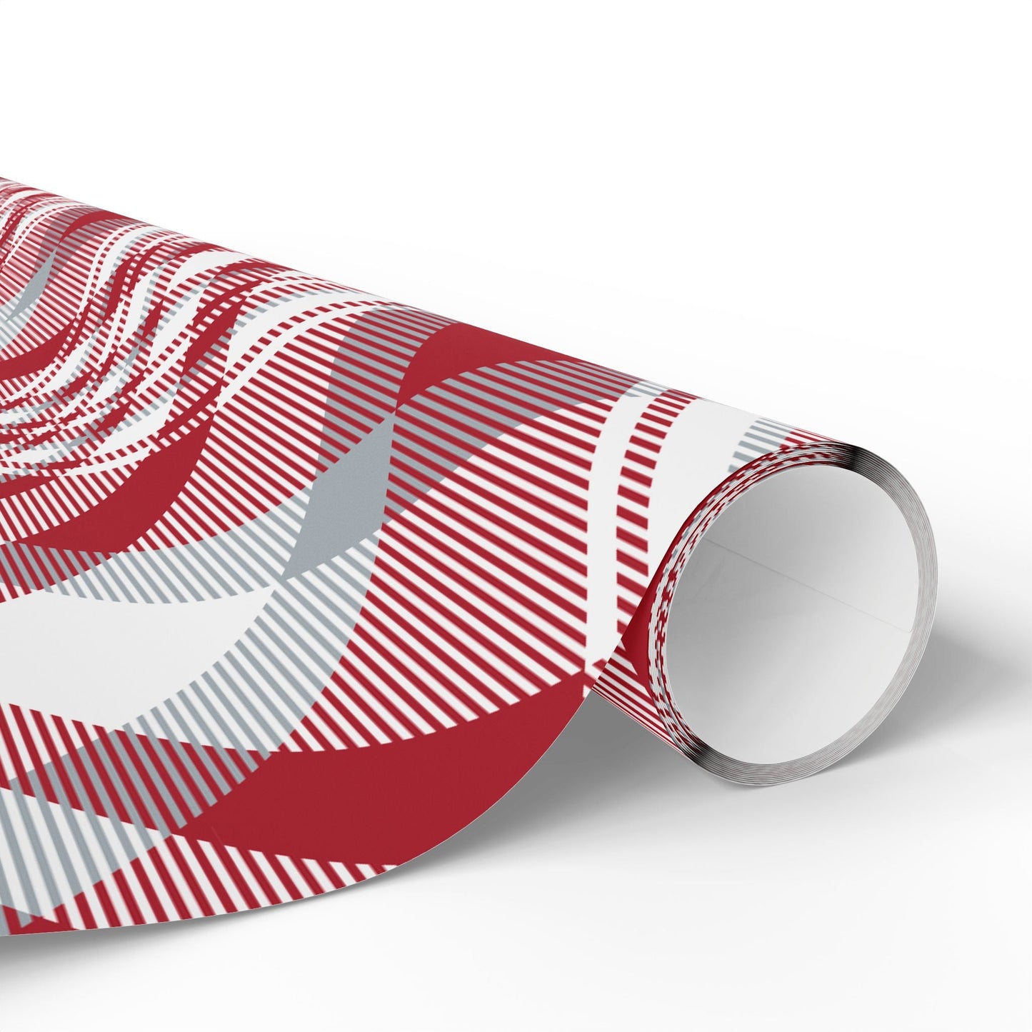 Gift Wrap | Red & Gray | Tartan