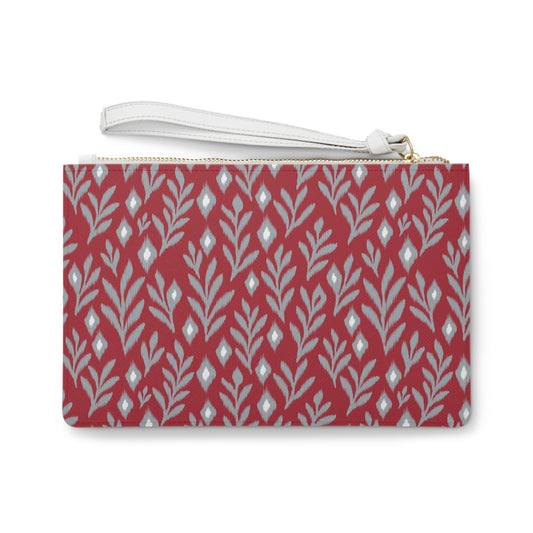 Clutch Bag | Red & Gray | Laurel