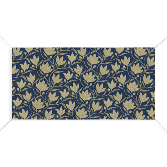 Banner | Gold & Blue | Magnolia