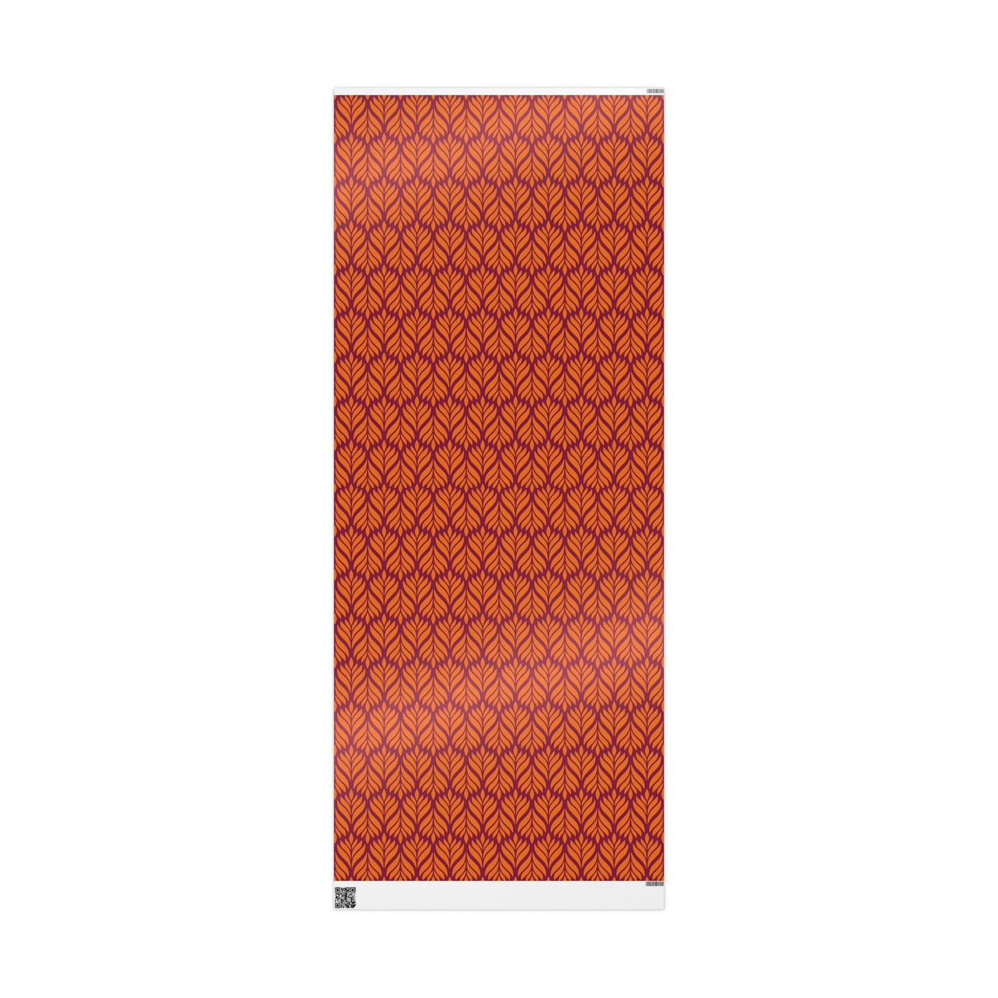 Gift Wrap | Maroon & Orange | Palm