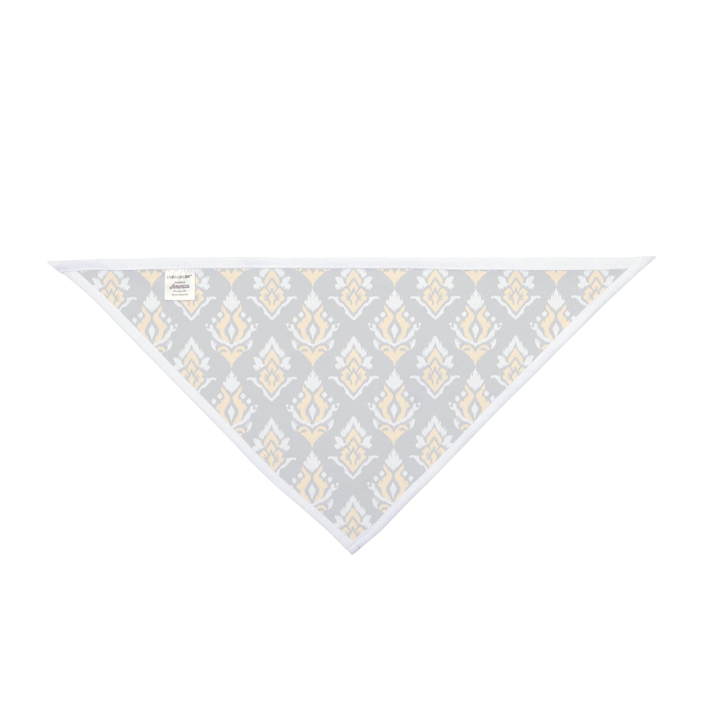 Pet Bandana | Yellow & Blue | Ikat