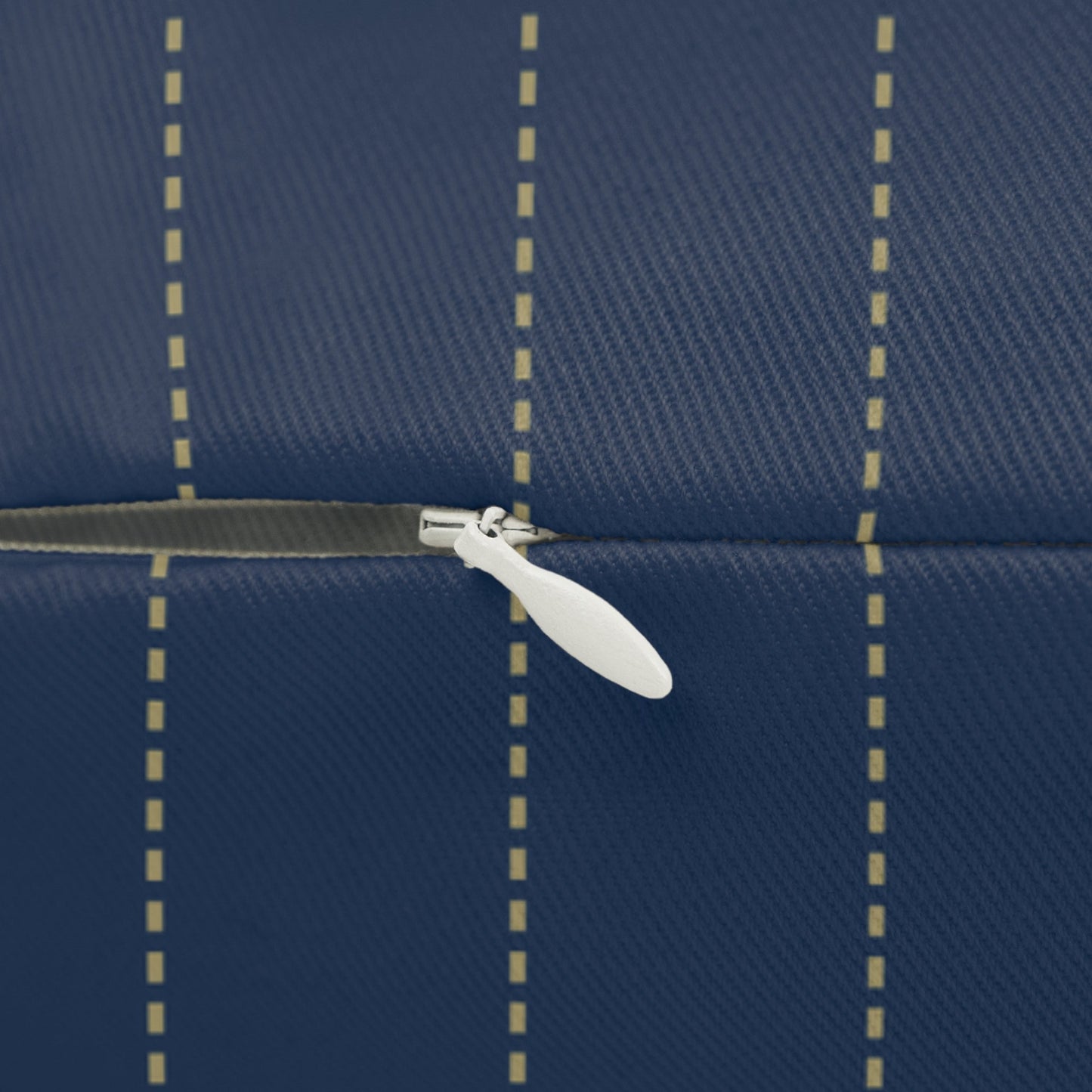Pillow | Blue & Gold | Pinstripe