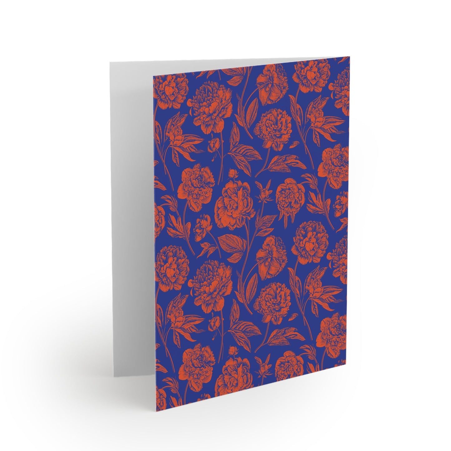 Notecards Set | Bright Blue & Orange | Peony
