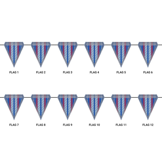 Flag Garland | Lawrence, Kansas | Stripe