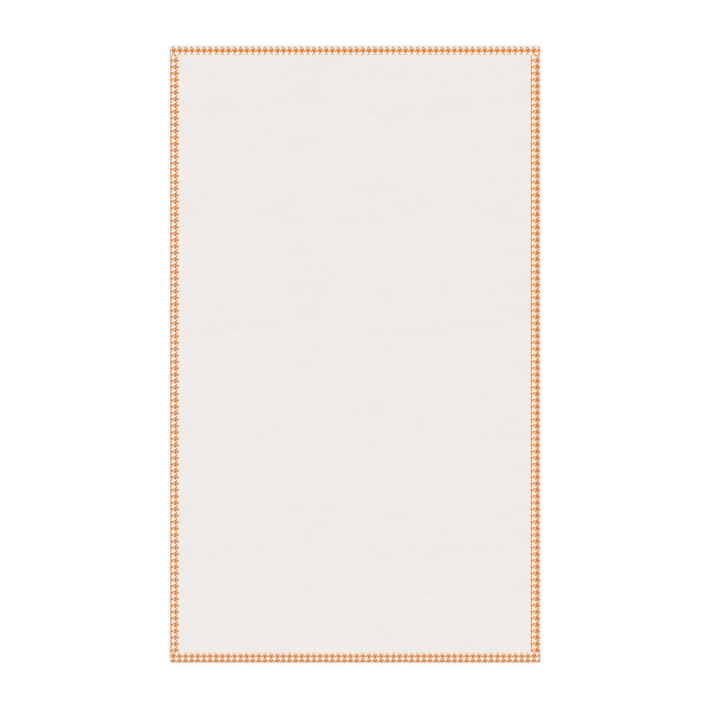 Tea Towel | Orange & White | Houndstooth