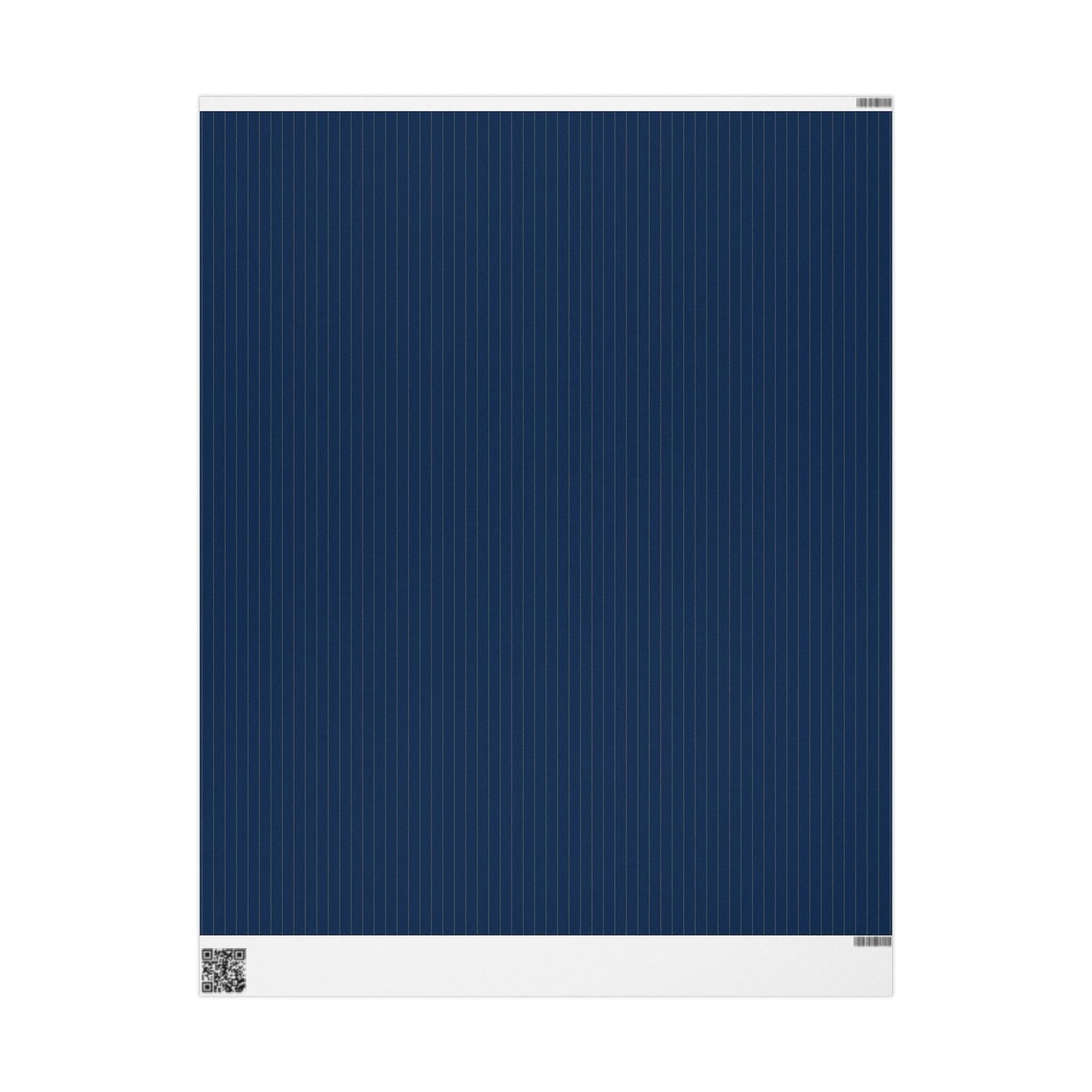 Gift Wrap | Blue & Gold | Pinstripe