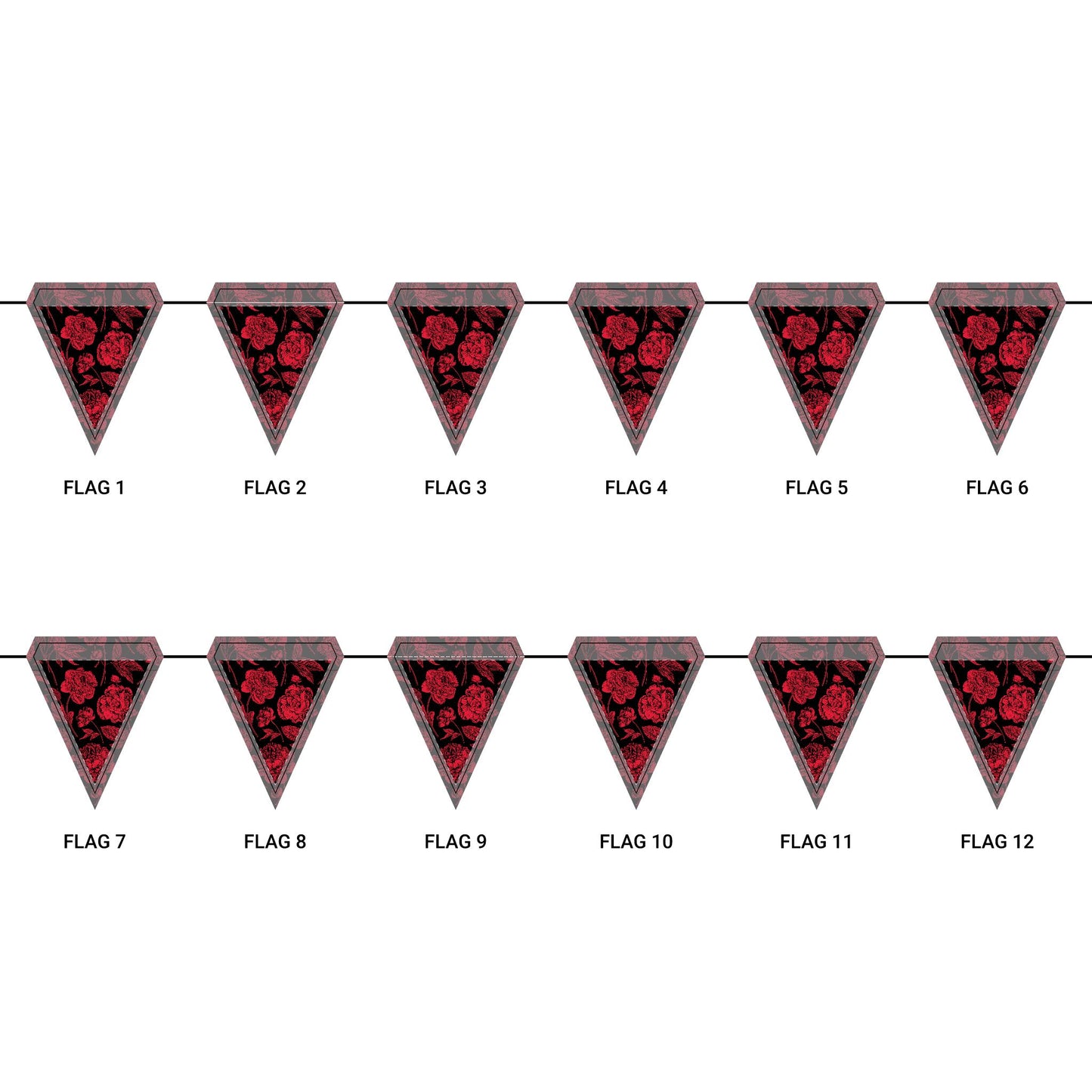 Flag Garland | New Brunswick, New Jersey | Peony