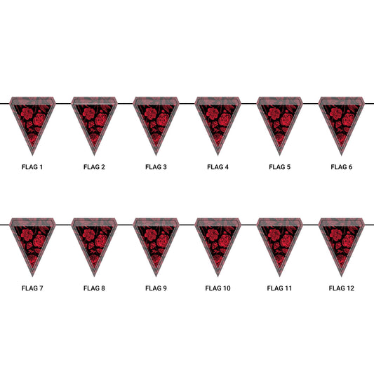 Flag Garland | New Brunswick, New Jersey | Peony