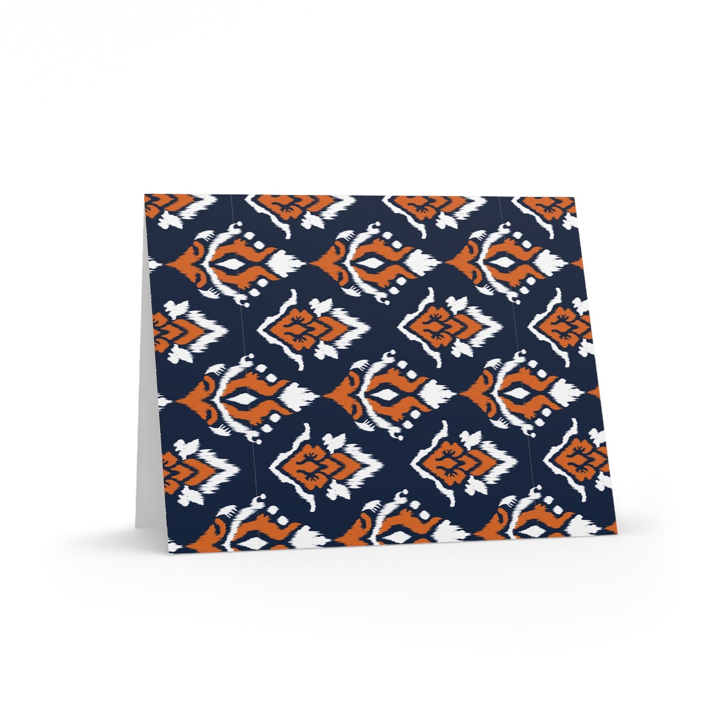 Notecards | Orange & Blue | Ikat