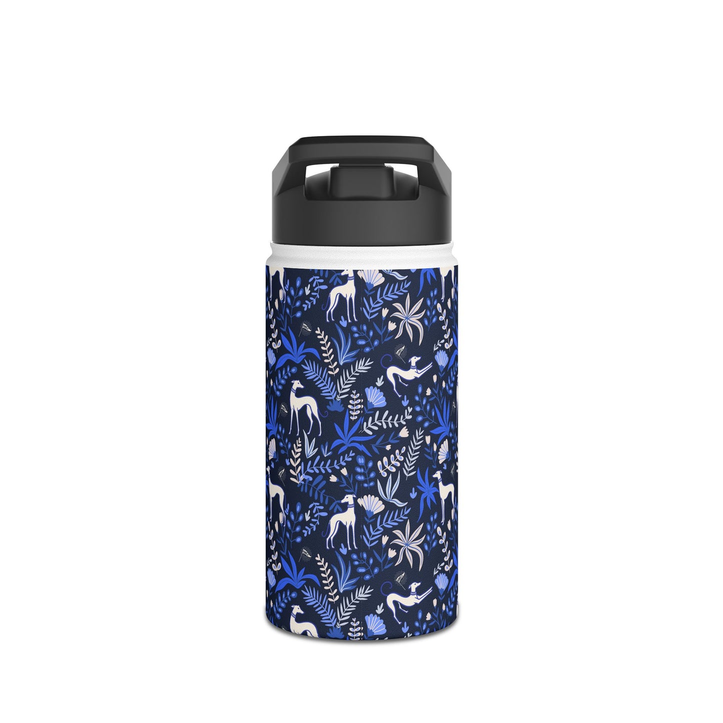Insulated Water Bottle | Greyhounds | Blue Fern
