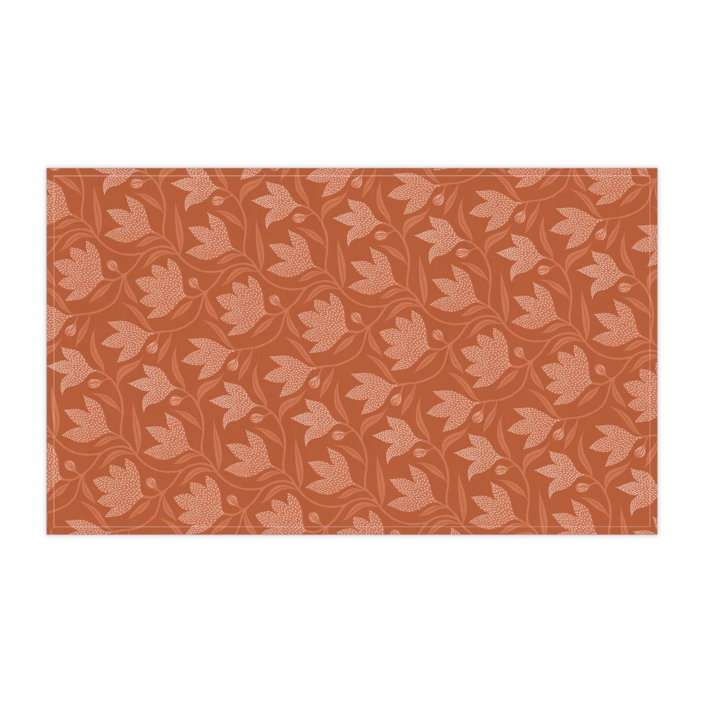 Tea Towels | Dark Orange & White | Magnolia