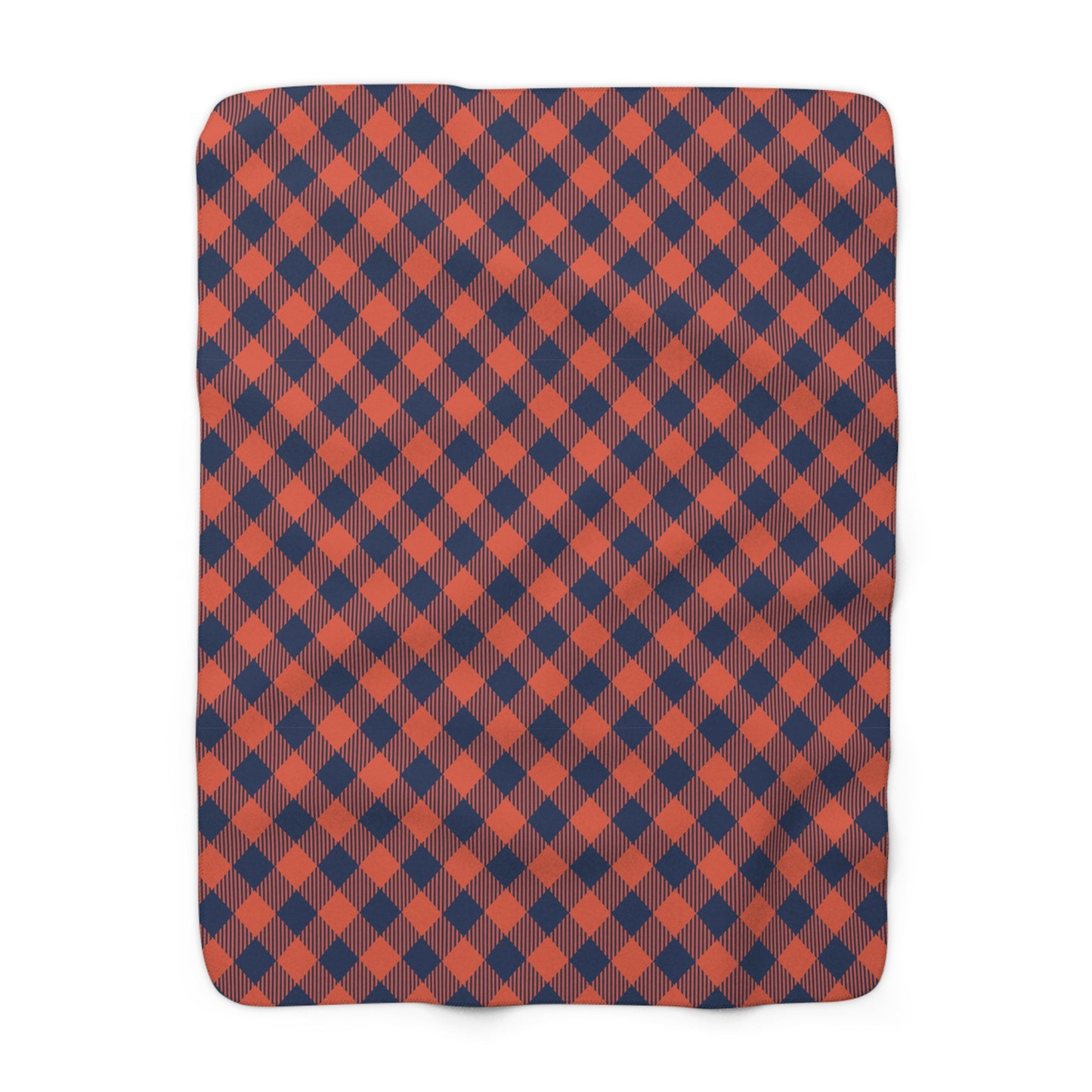Sherpa Fleece Blanket | Charlottesville, Virginia | Gingham