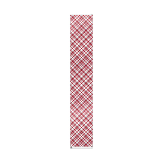 Gift Wrap | Red & Gray | Tartan