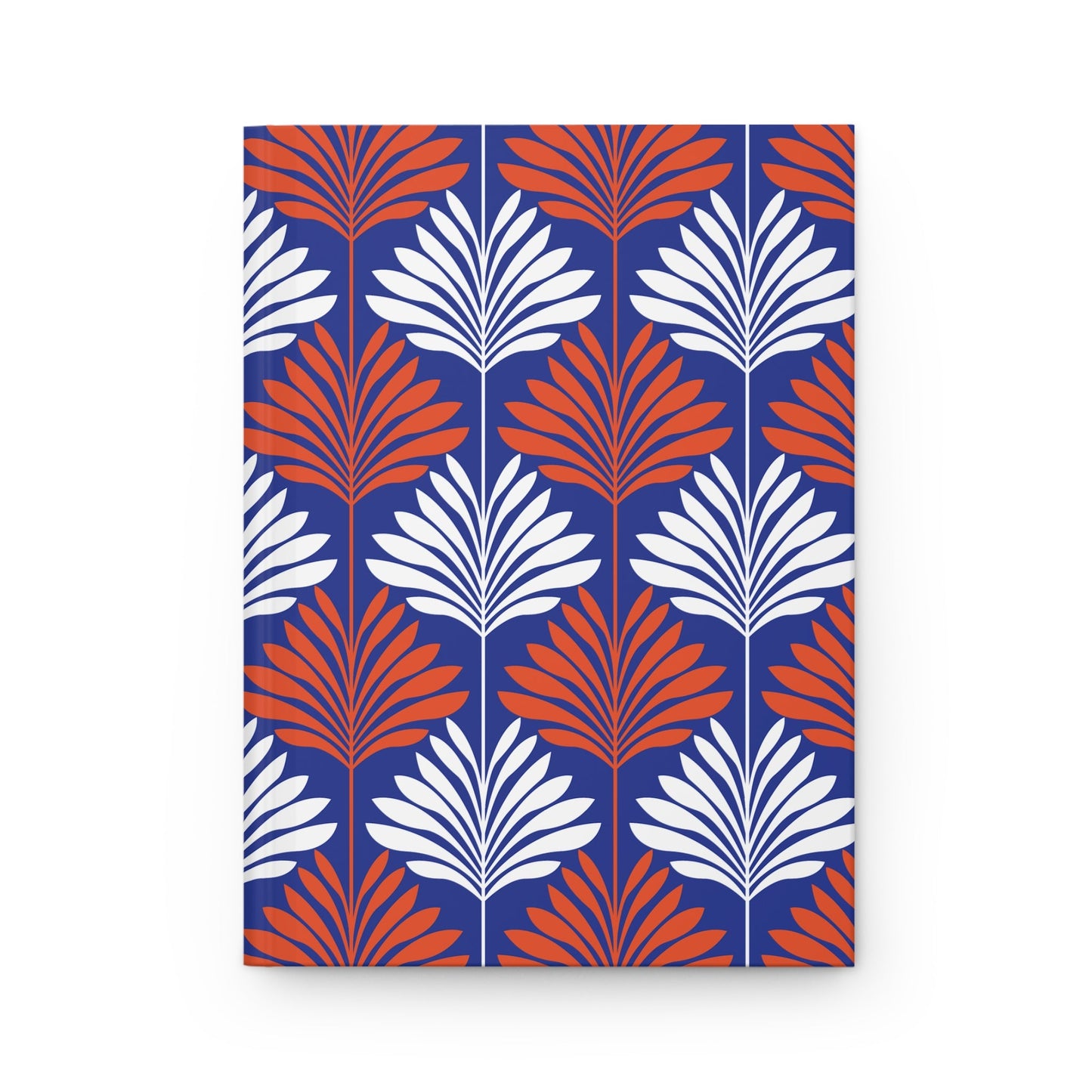 Hardcover Journal | Bright Blue & Orange | Deco