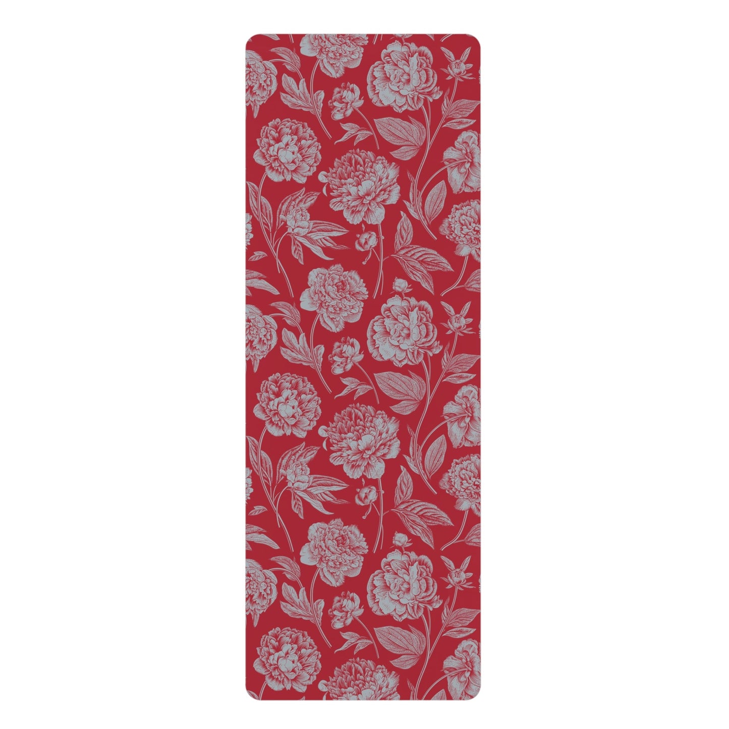 Yoga Mat | Red & Gray | Peony