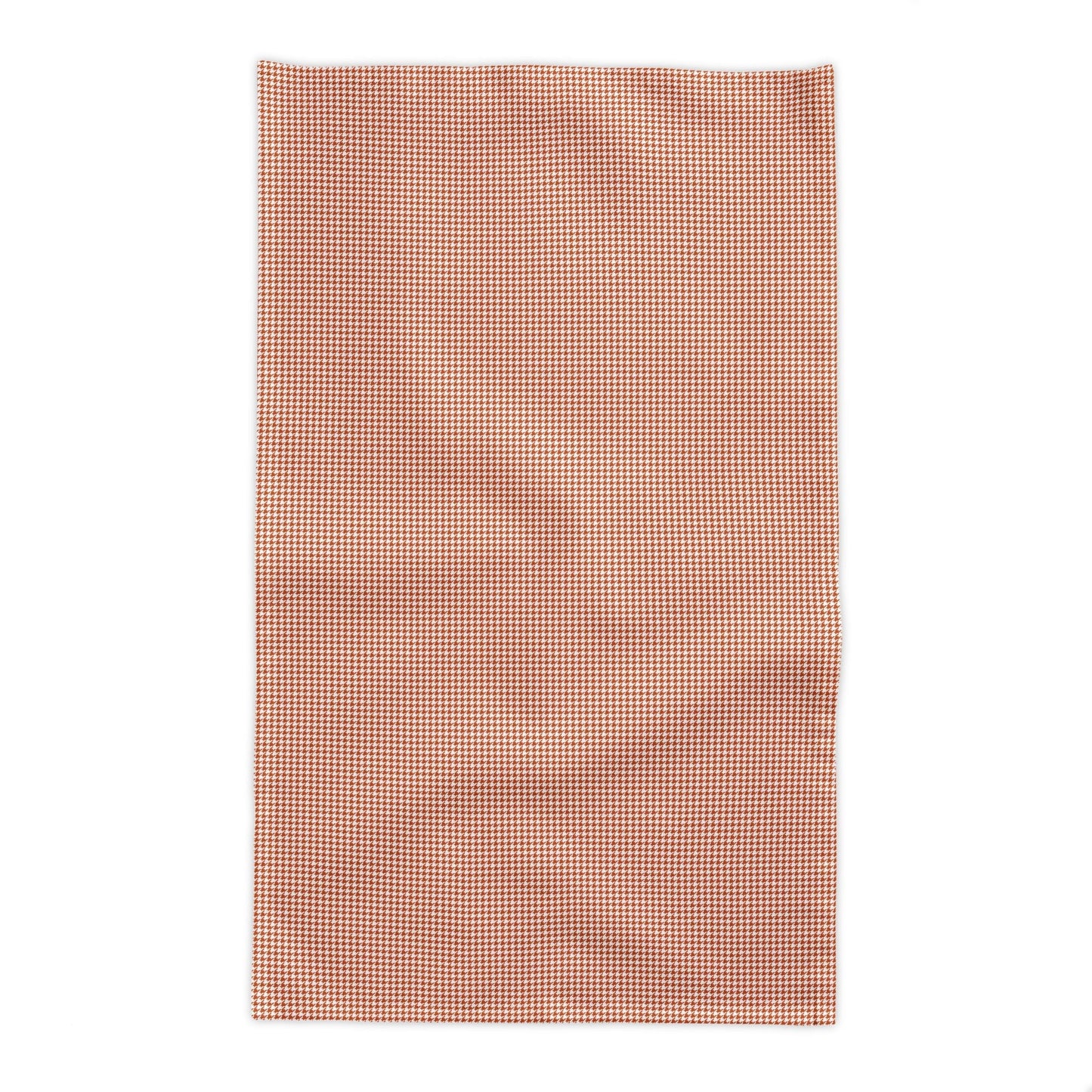 Tablecloth | Dark Orange & White | Houndstooth