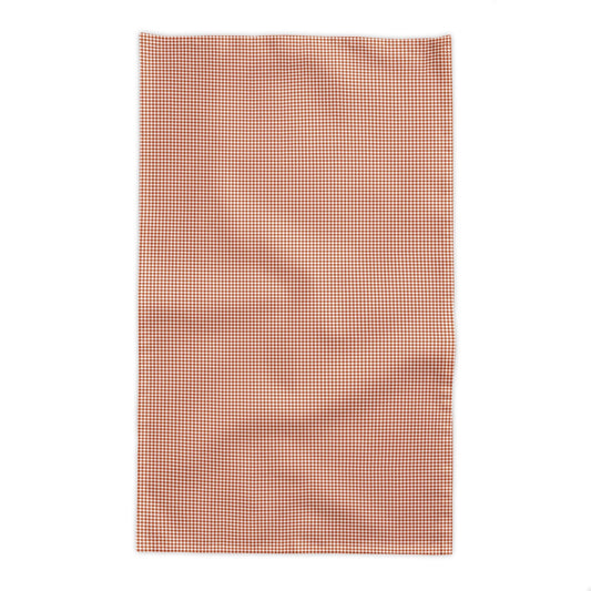 Tablecloth | Dark Orange & White | Houndstooth