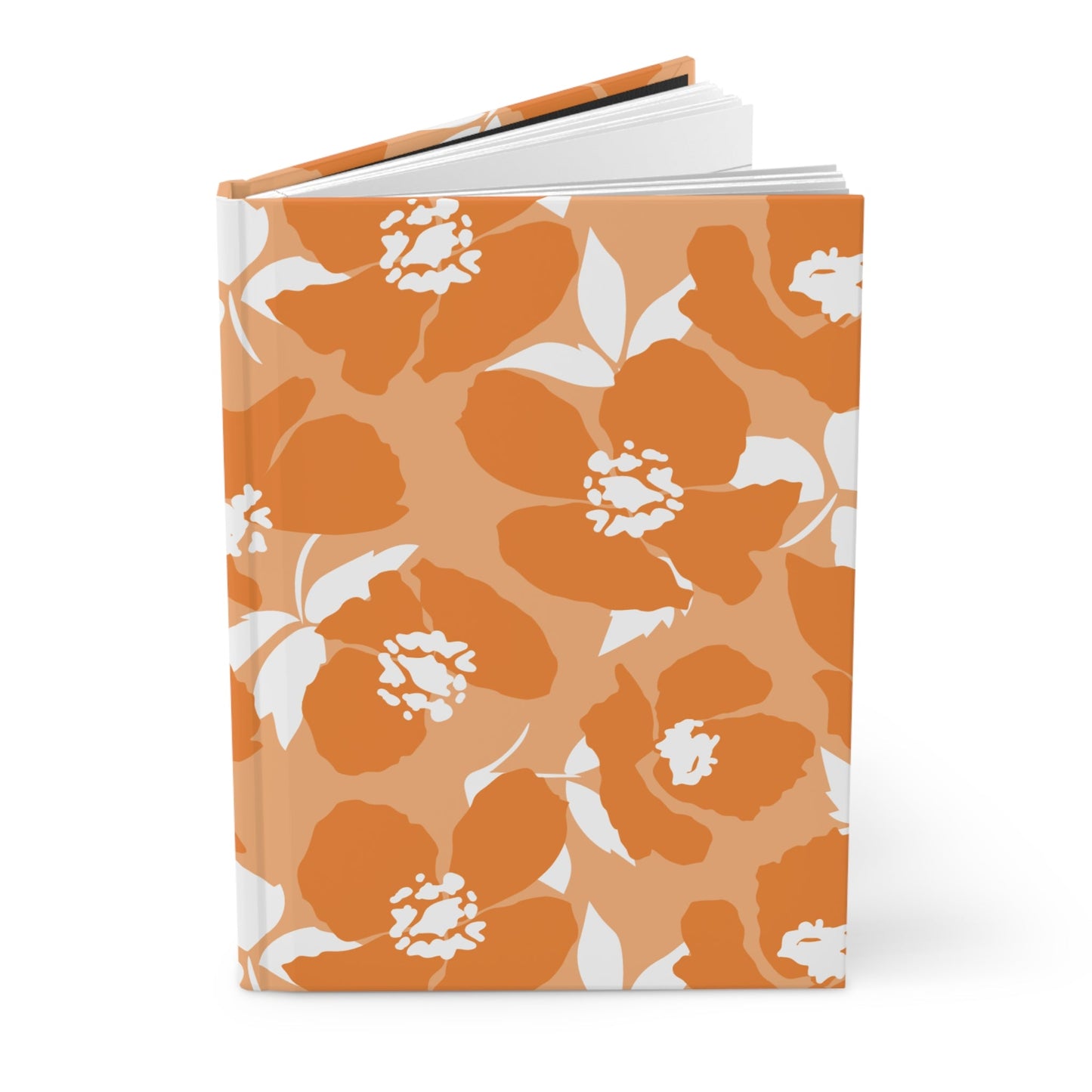 Hardcover Journal | Orange & White | Poppy