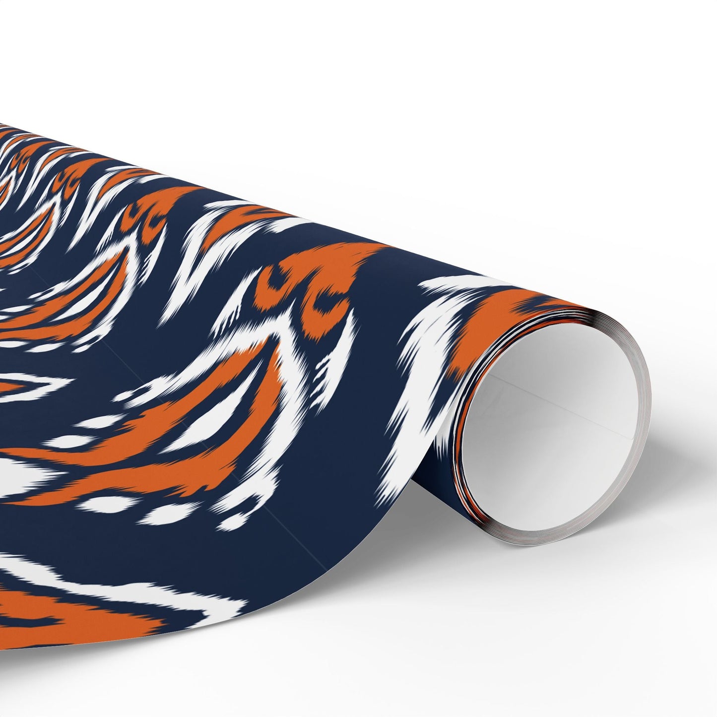 Gift Wrap | Orange & Blue | Ikat