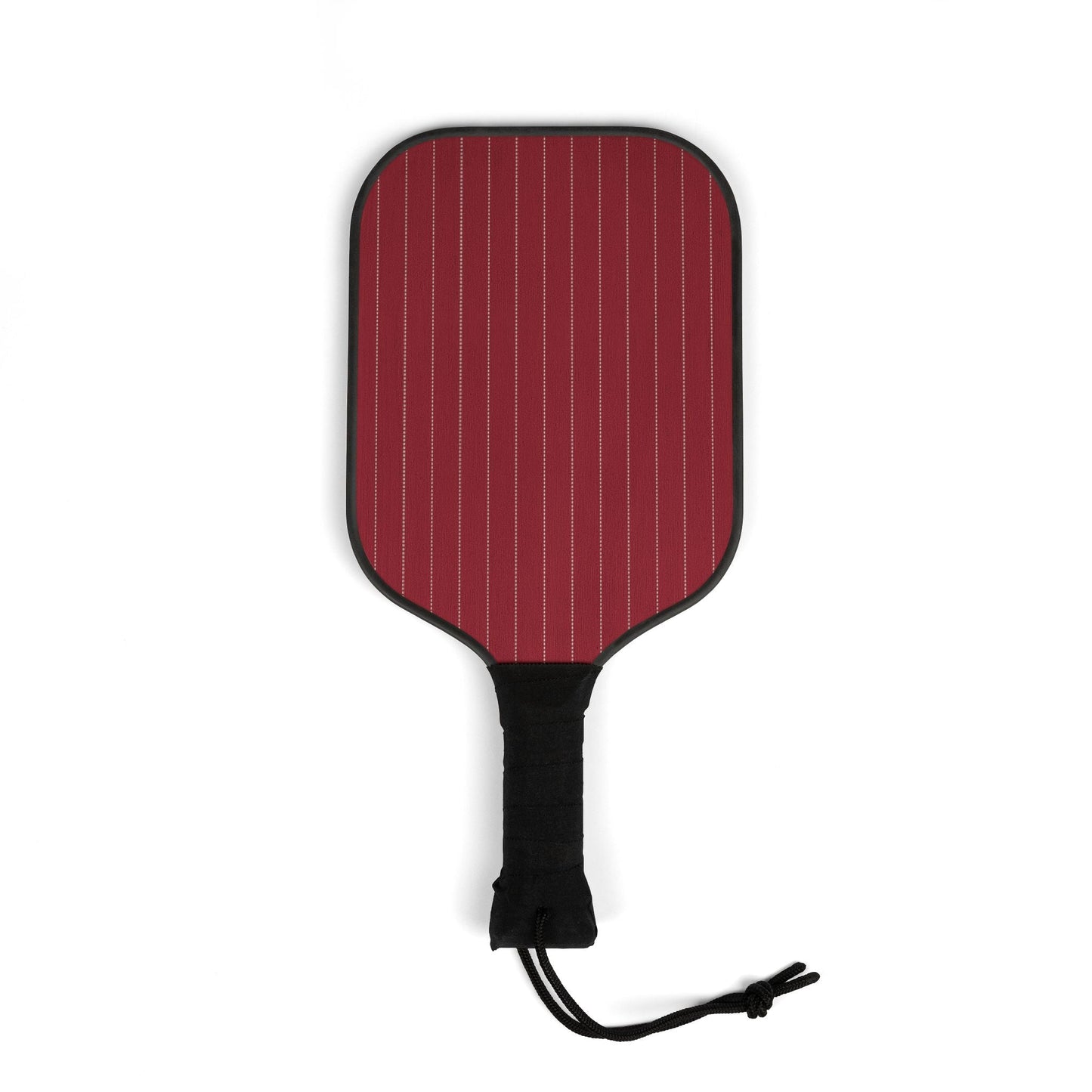 Pickleball Paddle Kit | Maroon & White | Pinstripe