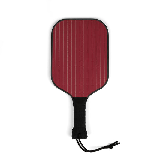 Pickleball Paddle Kit | Maroon & White | Pinstripe