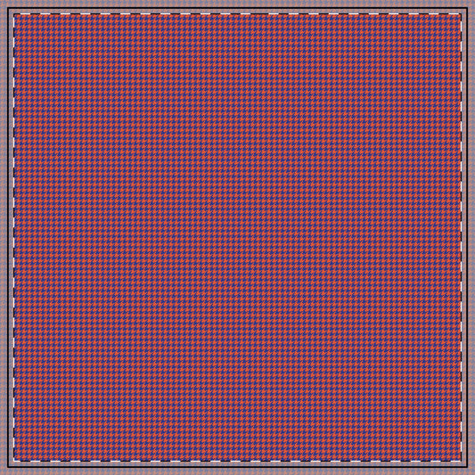 Tablecloth | Bright Blue & Orange | Houndstooth