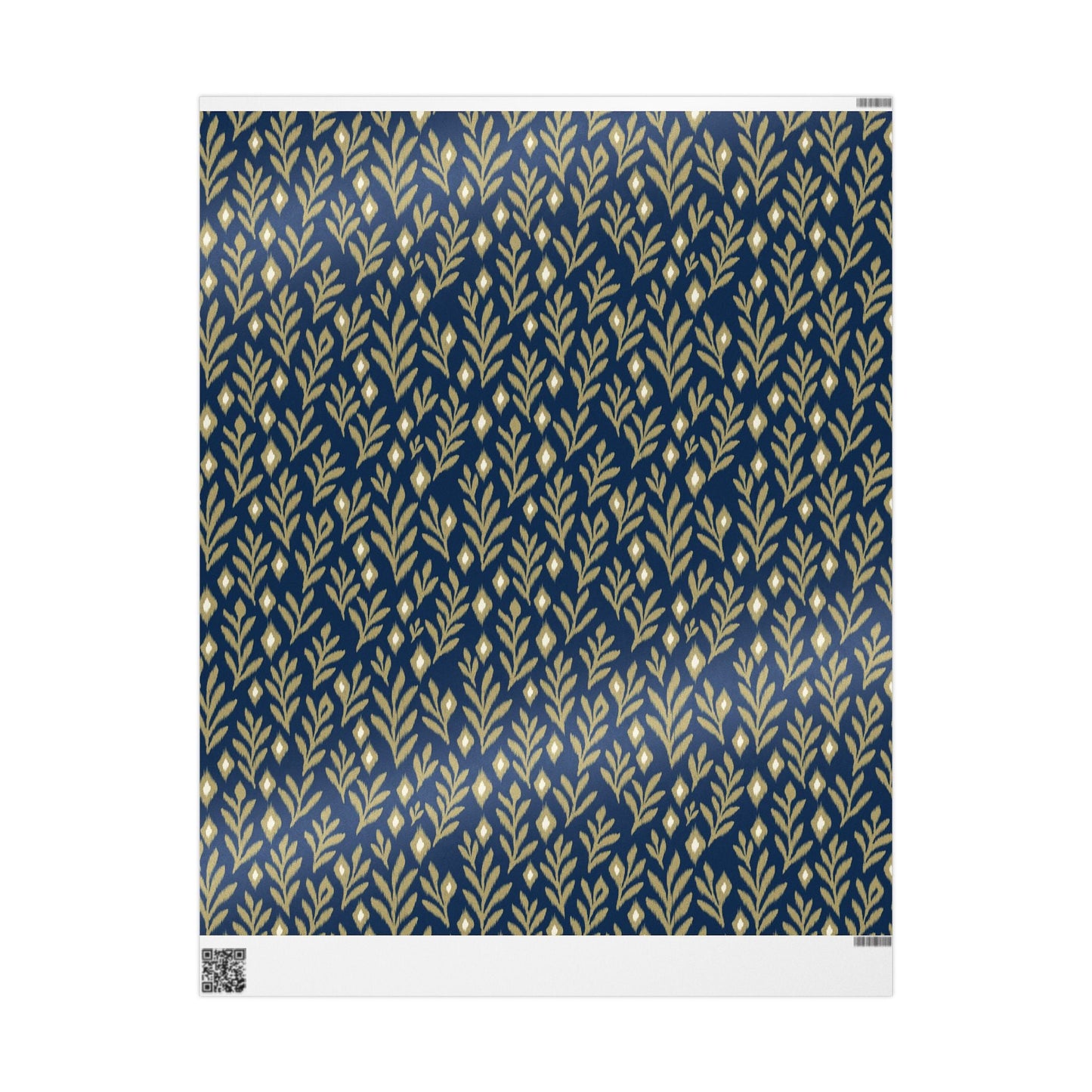 Gift Wrap | Blue & Gold | Laurel