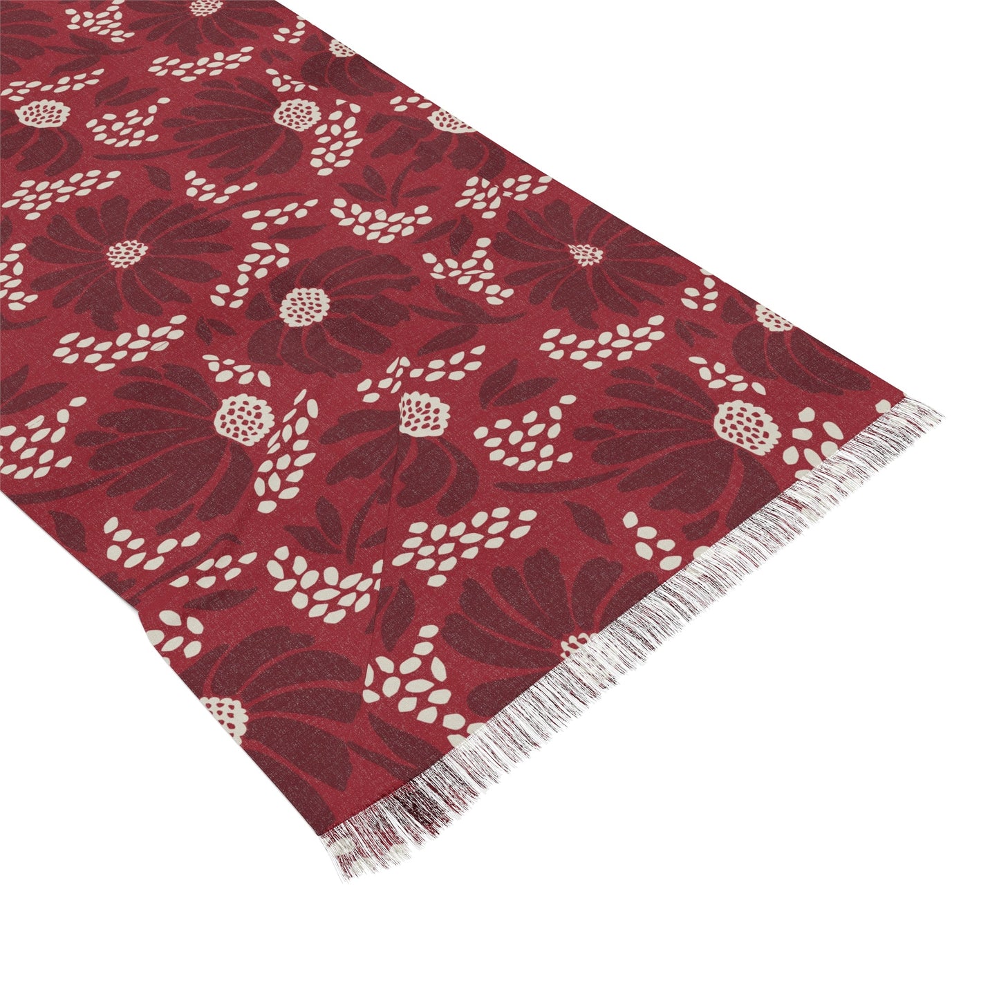 Scarf | Maroon & White | Bellis