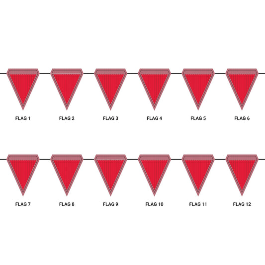 Flag Garland | Raleigh, North Carolina | Pinstripe
