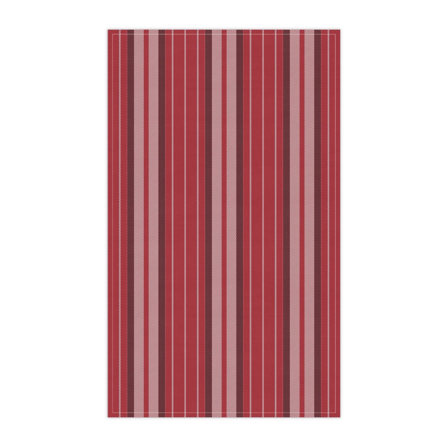 Tea Towels | Red & Black | Stripe