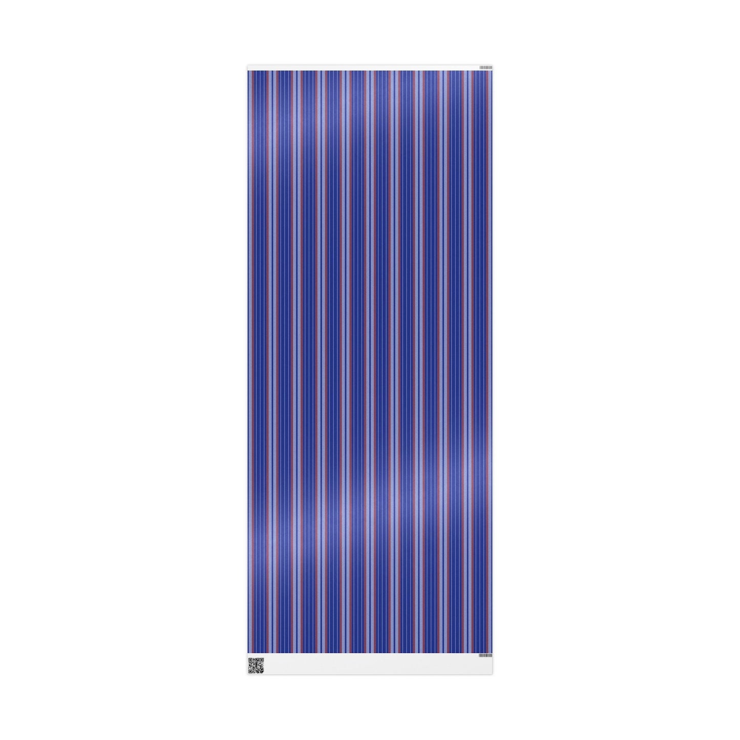 Gift Wrap | Bright Blue & Orange | Stripe