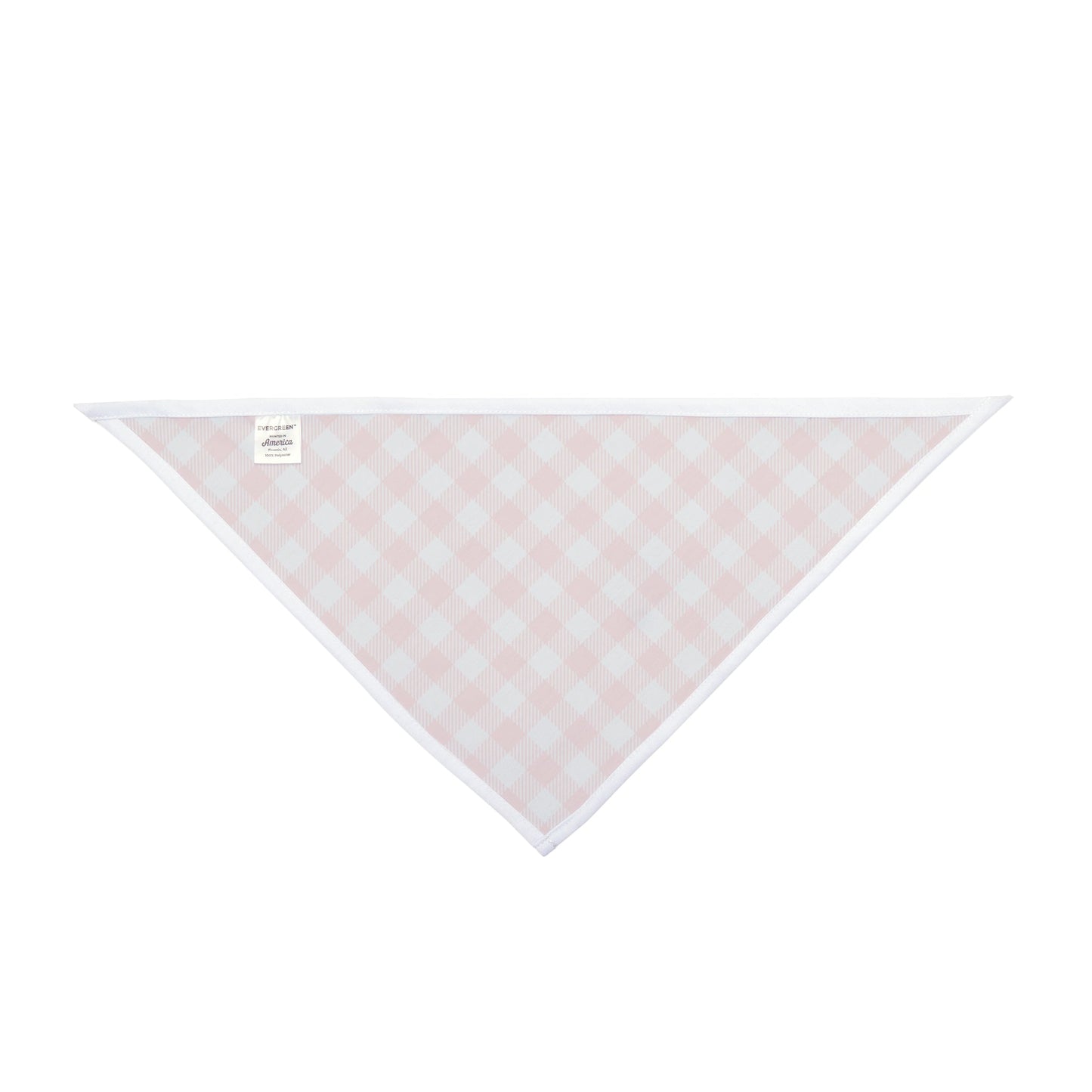 Pet Bandana | Red & Gray | Gingham