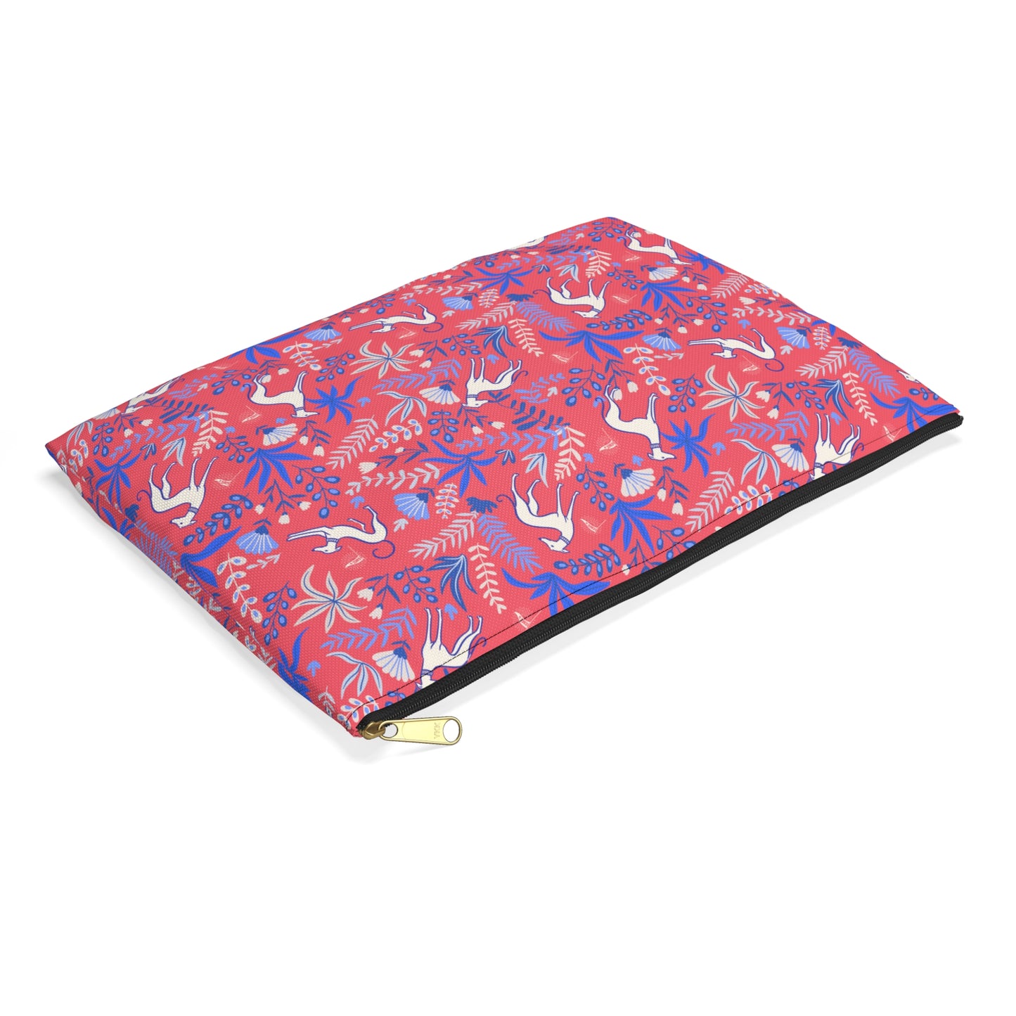 Accessory Pouch | Greyhounds | Pink Fern