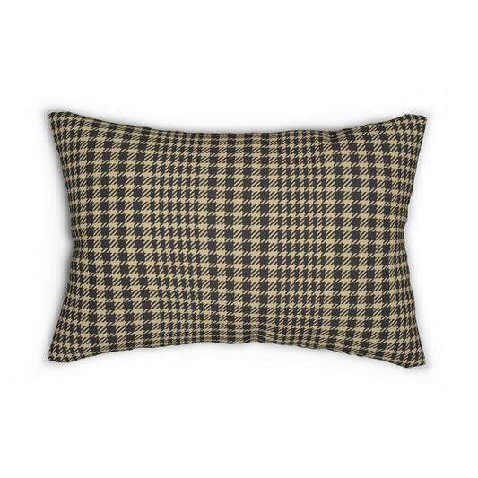 Pillow | Black & Gold | Tweed