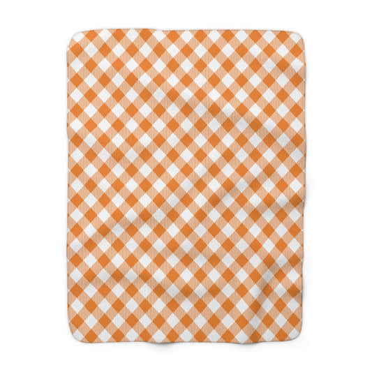 Sherpa Fleece Blanket | Knoxville, Tennessee | Gingham