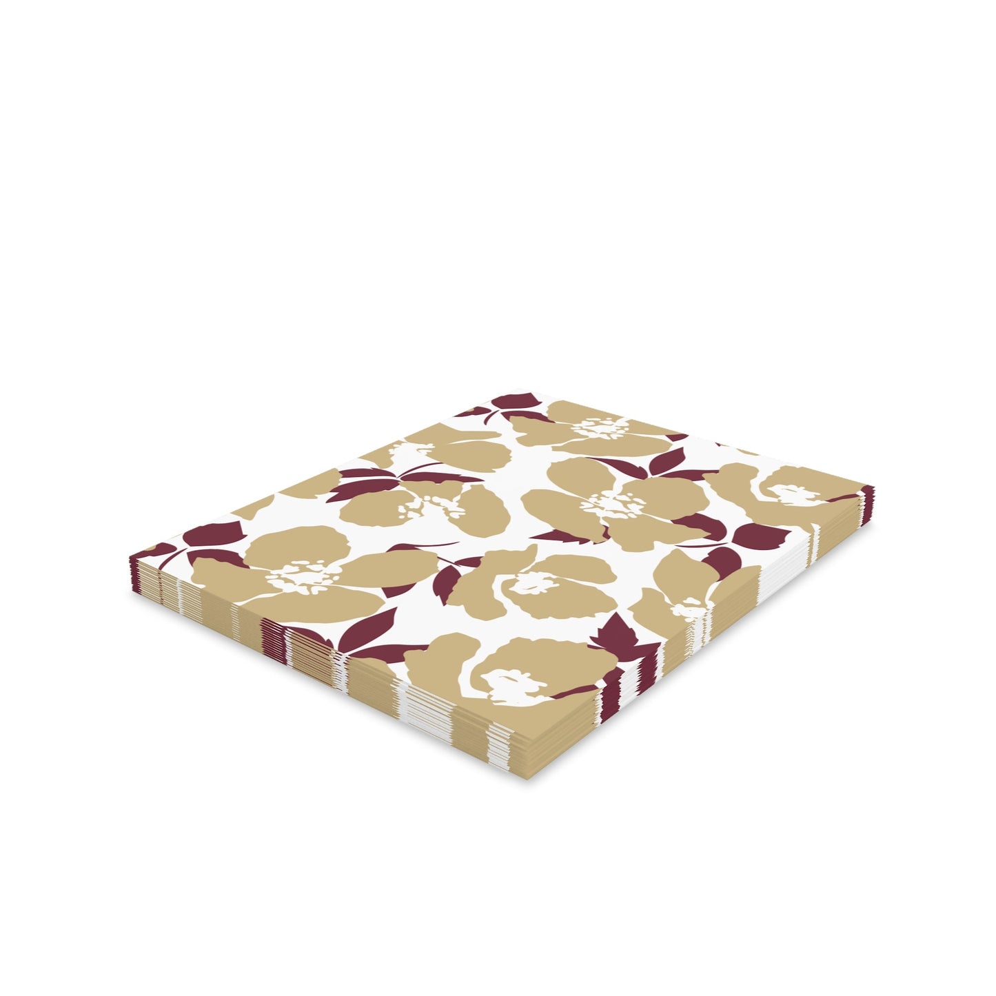 Notecards | Maroon & Gold | Poppy