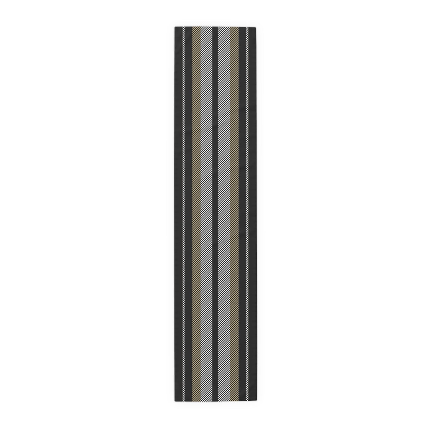 Table Runner | Black & Gold | Stripe