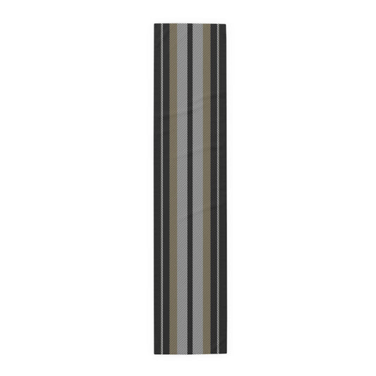 Table Runner | Black & Gold | Stripe