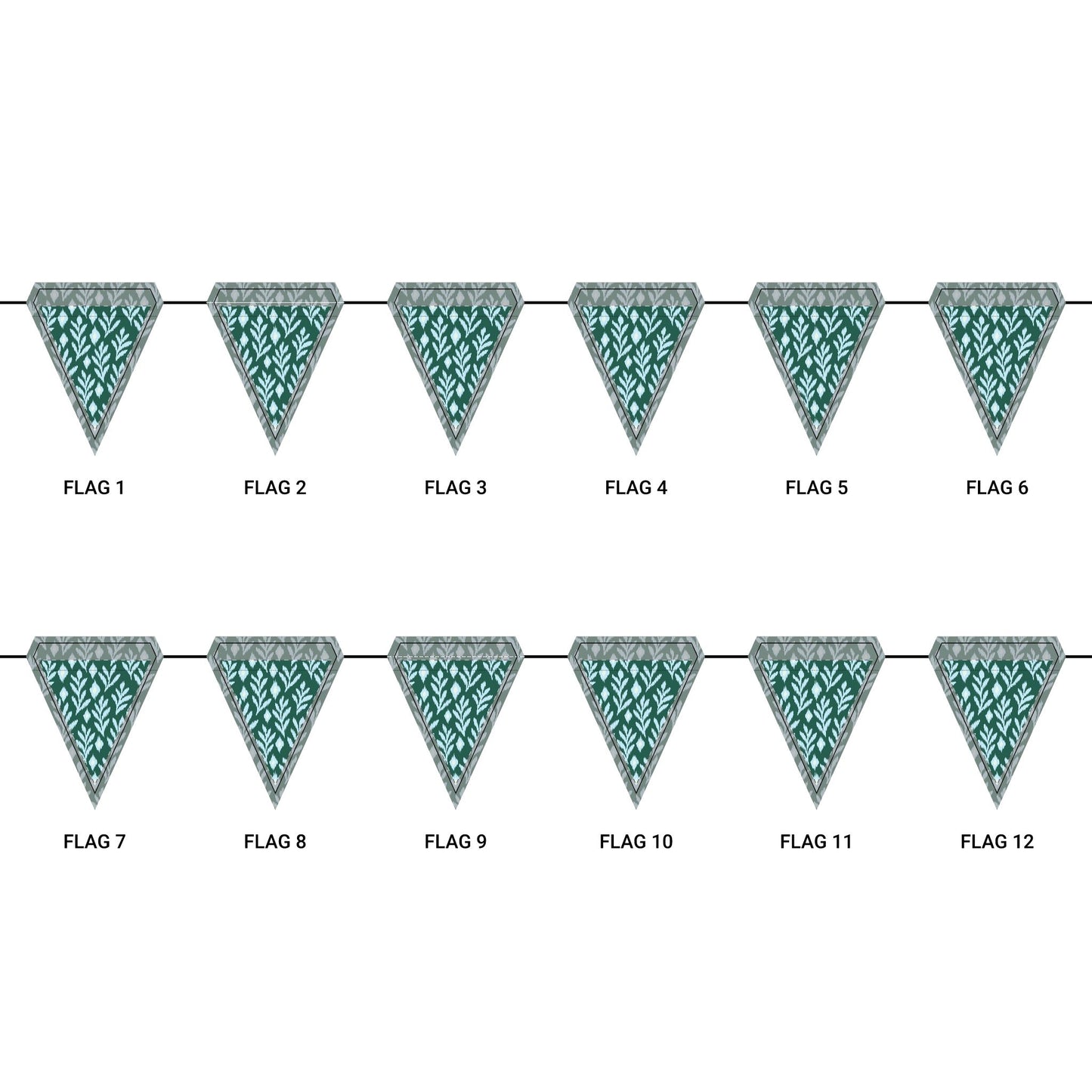 Flag Garland | New Orleans, Louisiana | Laurel