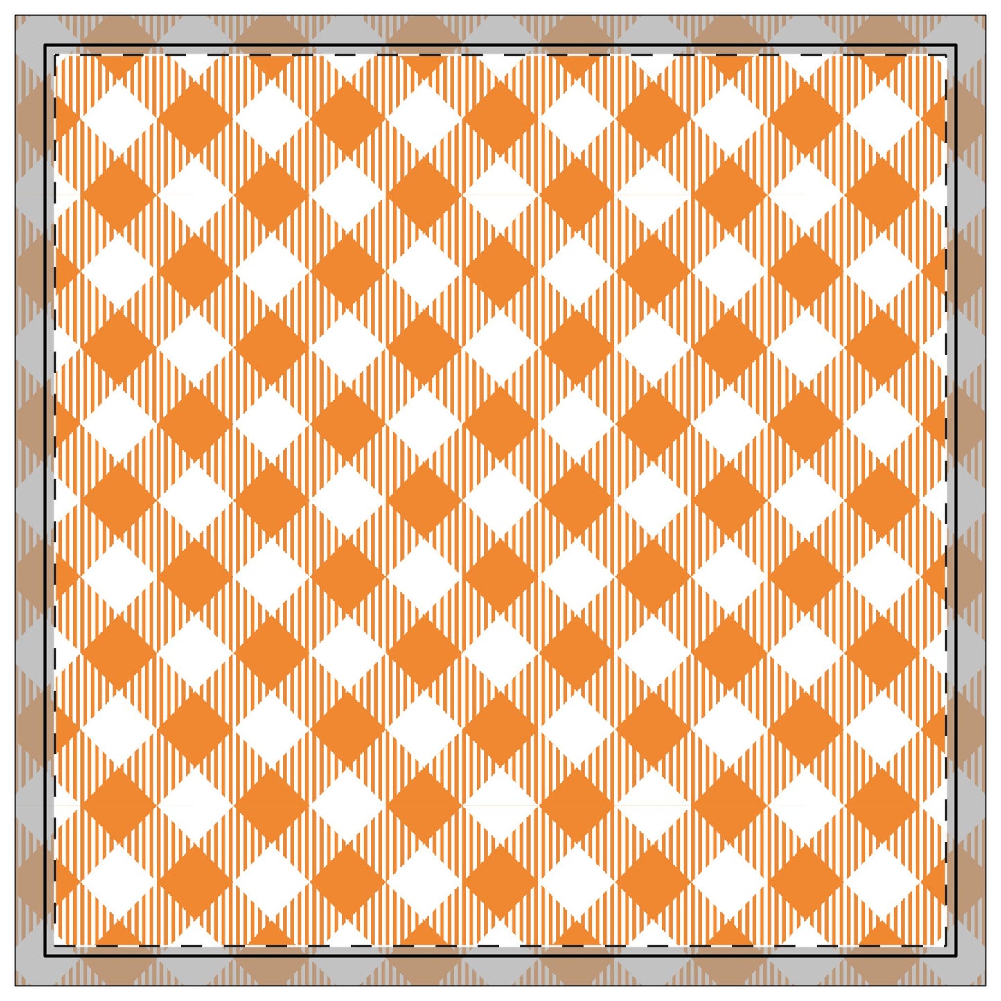 Napkin 4-set | Knoxville, Tennessee | Gingham