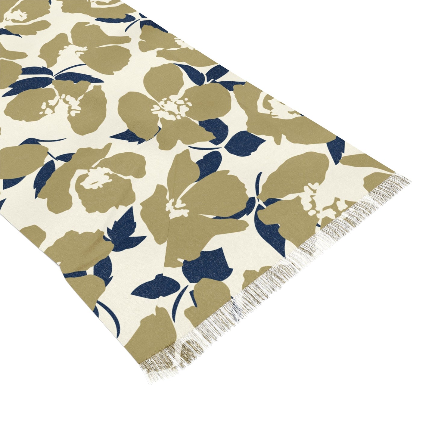 Scarf | Blue & Gold | Poppy