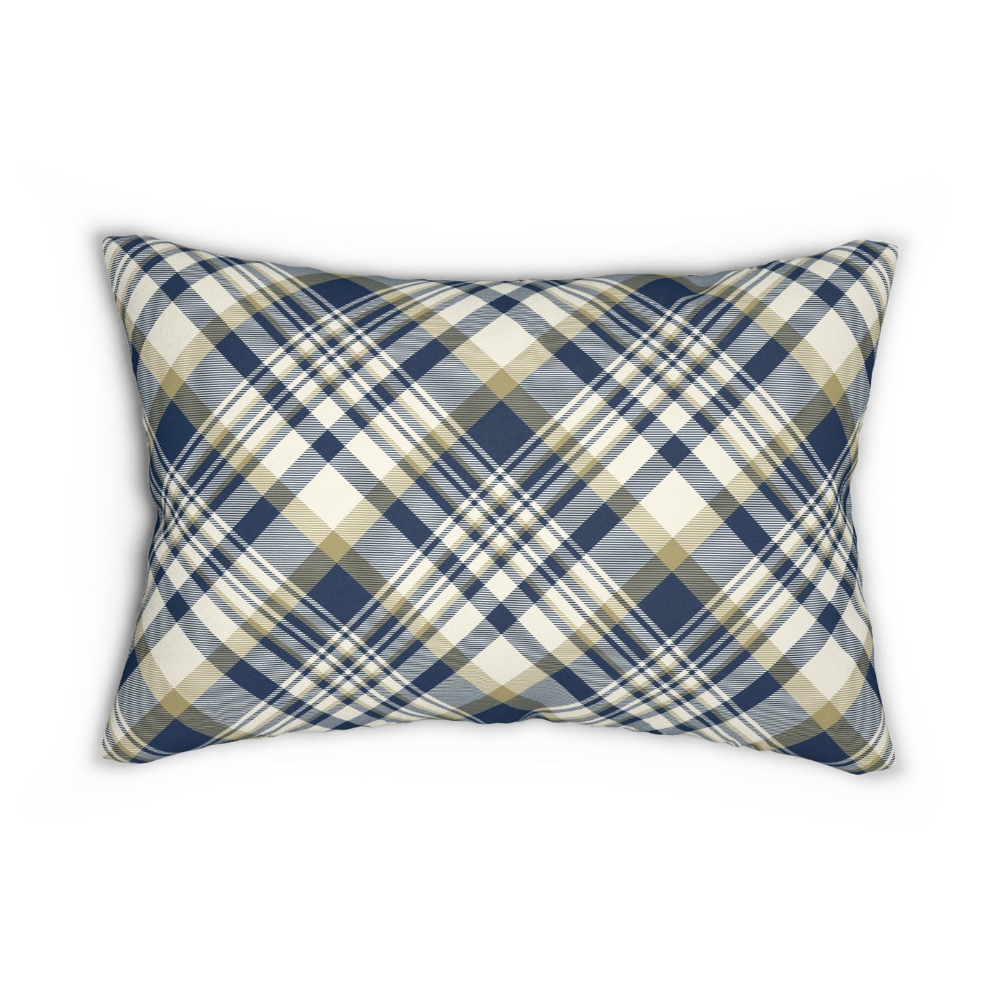 Pillow | Blue & Gold | Tartan