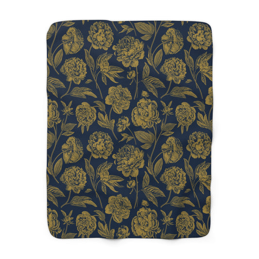 Sherpa Blanket | Notre Dame, Indiana | Peony