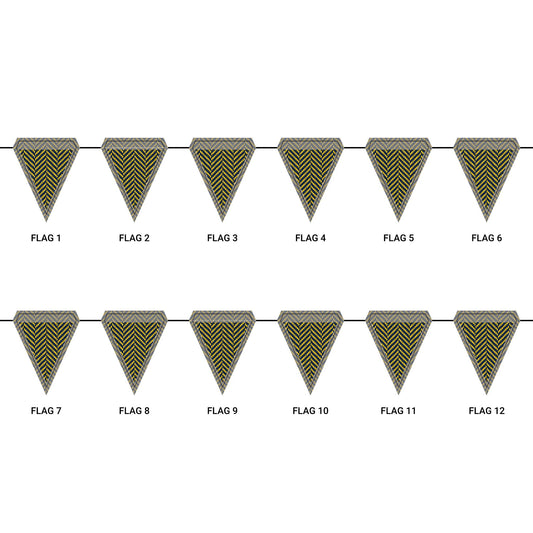 Flag Garland | Ann Arbor, Michigan | Herringbone