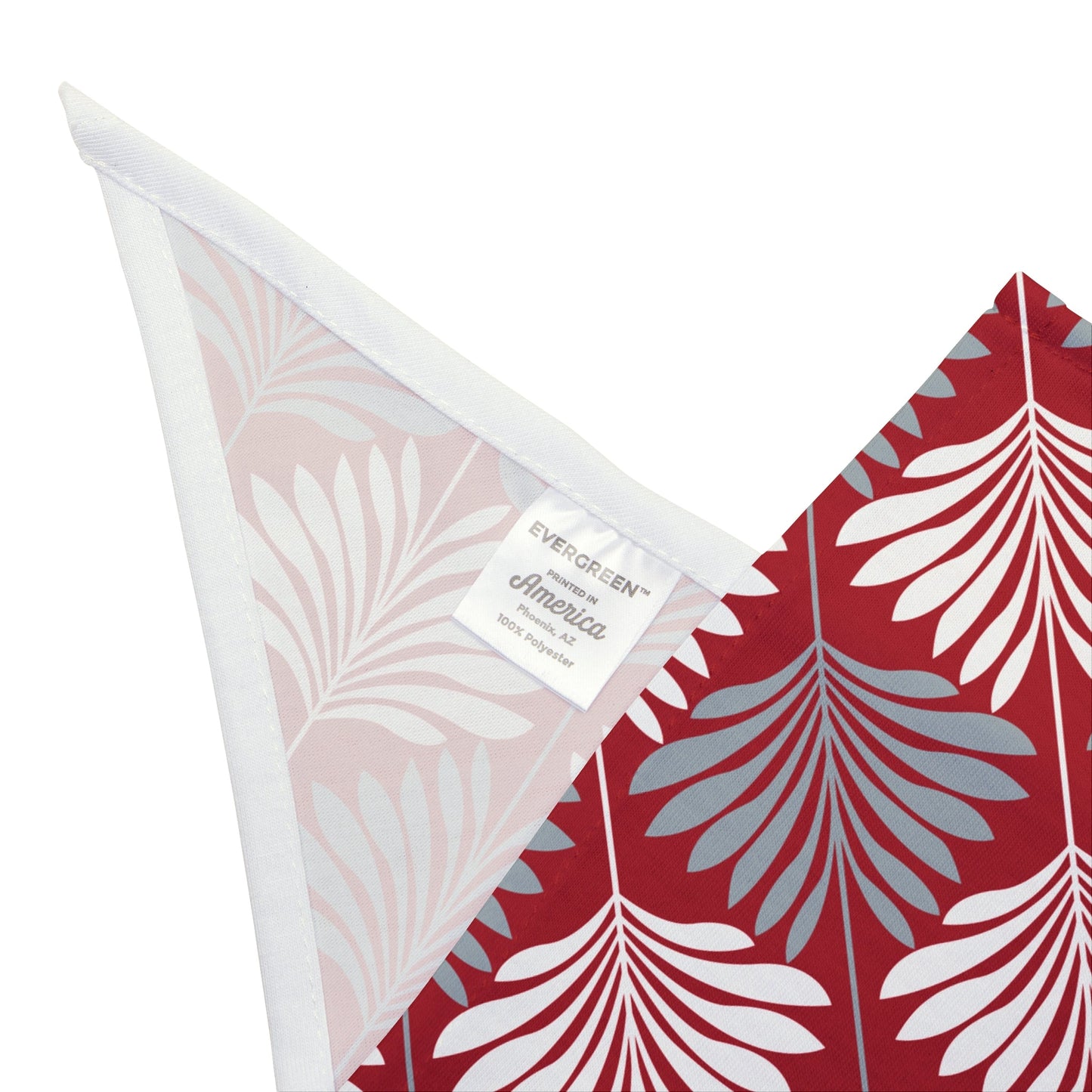 Pet Bandana | Red & Gray | Deco